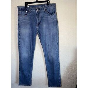 Levis 514 Straight Fit Men Jeans Blue Denim 38x34 Regular 005141537
